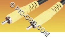 1.2 metre phono plug to phono plug lead