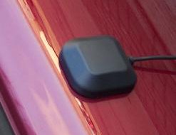GPS Antenna mounted on car roof